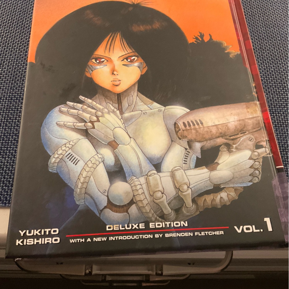 Alita: Battle Angel Hardcover book Comic Style